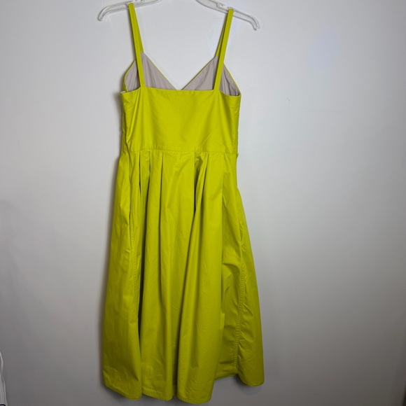 SOFIE D'HOORE Dauphine Cotton Twill Dress, Anise Green | Sz. 34 / XS - Picture 5 of 9